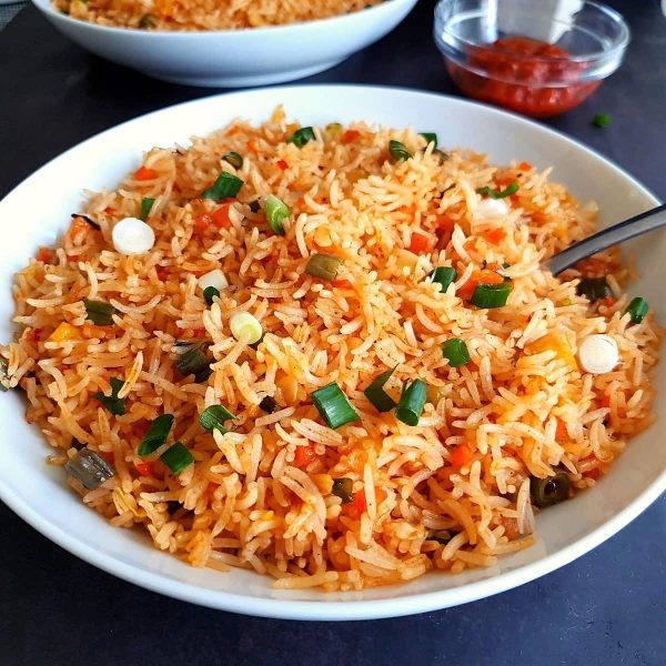 Chicken garlic rice
