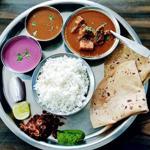 Chicken thali