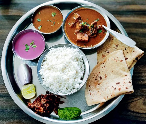 Chicken thali