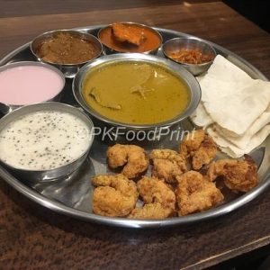 Prawns Fry Thali
