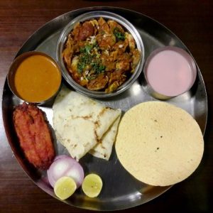 Tisre masala thali