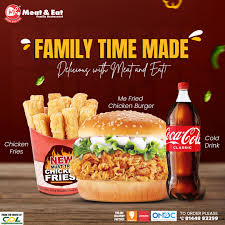 Crispy Chicken Burger + French Fries + Cold Drink