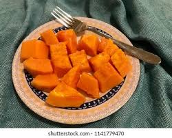 Papaya plate