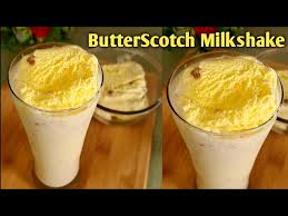 Butterscotch milkshake