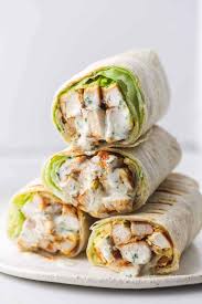 Classic chicken wrap