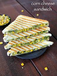 Veg cheese corn sandwich