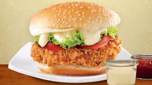 Classic chicken burger
