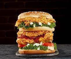 Chicken tower burger