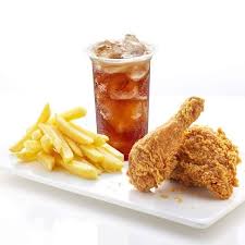 Crispy chicken wrap+french fries+cold Drinkk