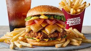 Chicken Longer+french fries cold Drinkk