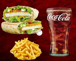 Paneer wrap +french fries+ cold Drink