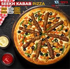 Chicken tikka pizza