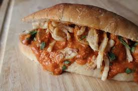 Chicken masala tikka Sandwich