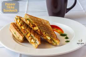 Paneer tikka sandwich