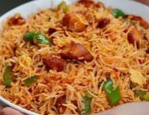 Chicken Schezwan rice