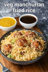Veg Manchurian Fried Rice
