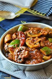Mushroom Masala / Kadai