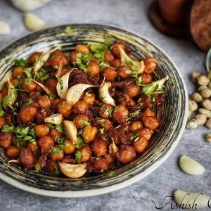 Chana garlic fry