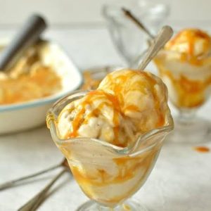 Banana Caramel ice cream