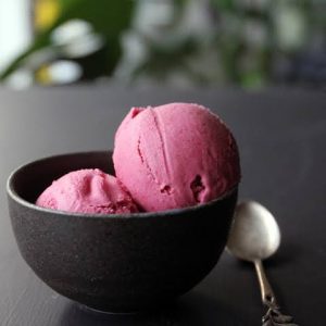 Plum Ice cream