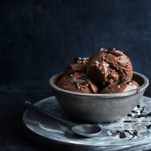 Dark Night ice cream (Dark chocolate ice-cream)