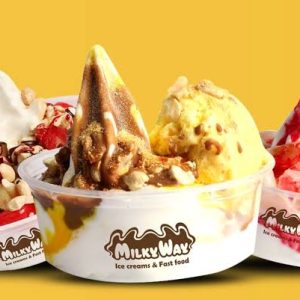 Milky Way Ice cream (White chocolate Ice-cream)