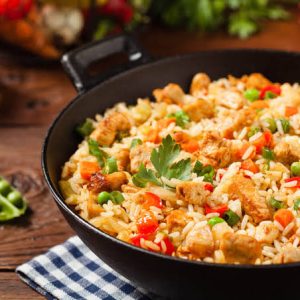 Chicken Singapore Rice
