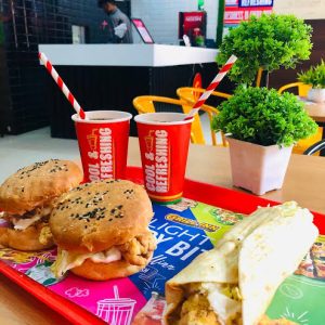Crispy Chicken Burger+ Crispy Chicken Wrap+ Cold Drink