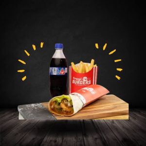 Makhani Veg Wrap+ French fries + cold drink