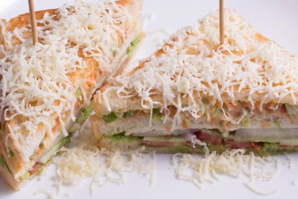 Veg Club Cheese Sandwich