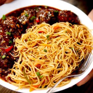 Manchurian noodles