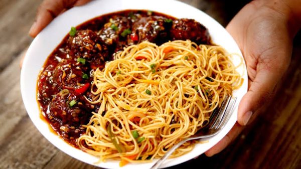 Manchurian noodles