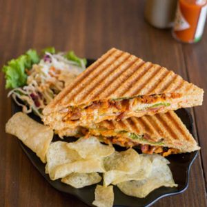 Peri peri chicken sandwich