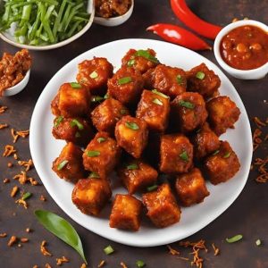 Crispy paneer cubes (8pcs)