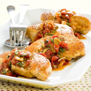 Roasted Pepper Garlic Chicken
