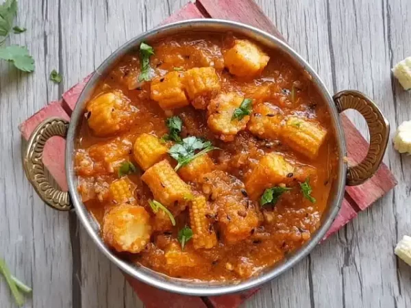 Babycorn Masala / Kadai