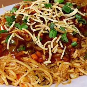 Veg triple noodles