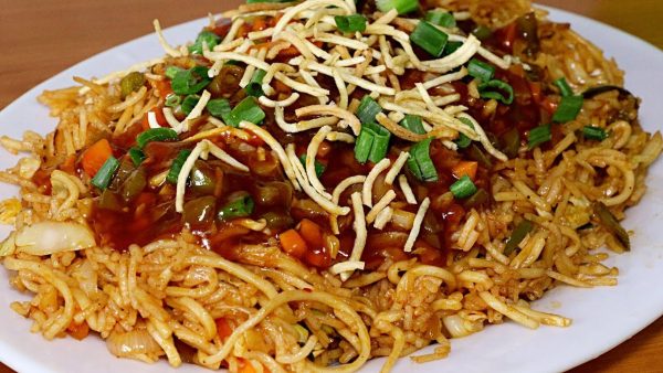Veg triple noodles