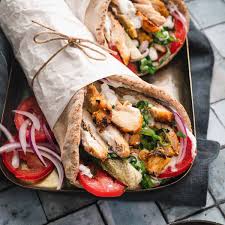 Chicken Shawarma in in BBQ sause