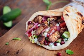 Chicken Shawarma in Mint sauce
