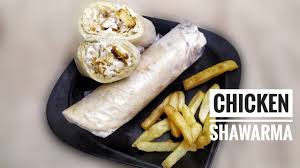Plate Chicken Shawarma ( Kuboos)