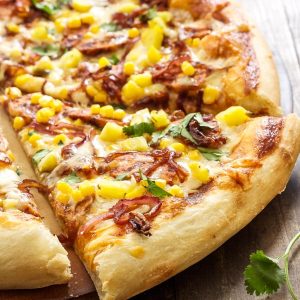 Chicken & Corn pizza