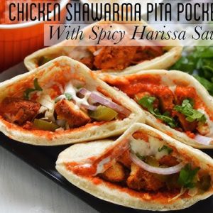 Chicken Shawarma in Harrisa Sauce