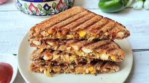 Shezvan Cheese Corn Sandwich