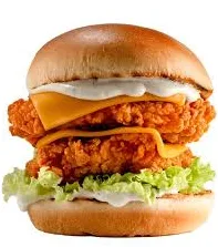 Crispy Double Decker Burger